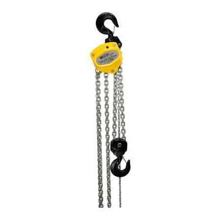Oz Lifting Products OZ Lifting Manual Chain Hoist w/ Overload Protection, 5 Ton Capacity 15' Lift OZ050-15CHOP